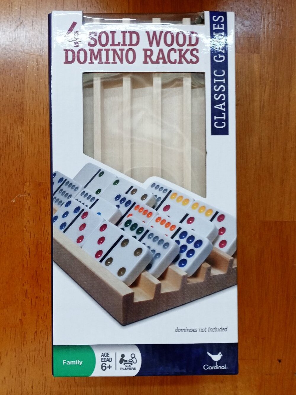 Solid Wood Domino Racks Cardinal Games NEW